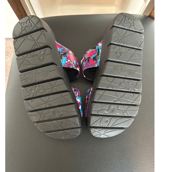 Alegria Rubie Collage Party Sandals EU36 US6–6.5 NWOT Multicolor Comfort Slip-On - Picture 6 of 7